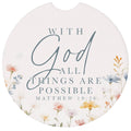 With God Possible - Car Coasters