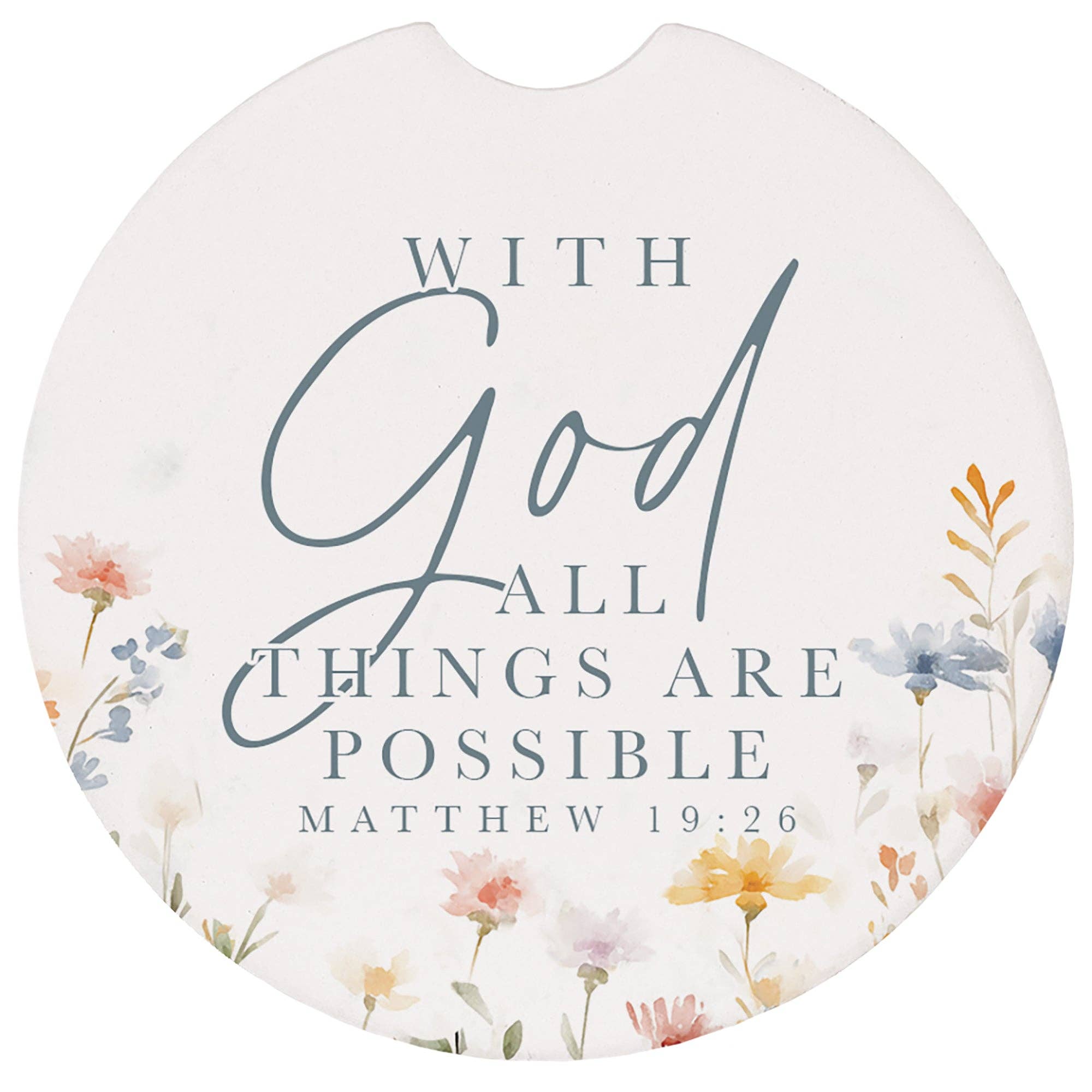 With God Possible - Car Coasters