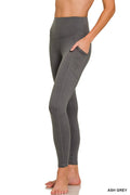 Brushed Dty Microfiber Full Length Leggings