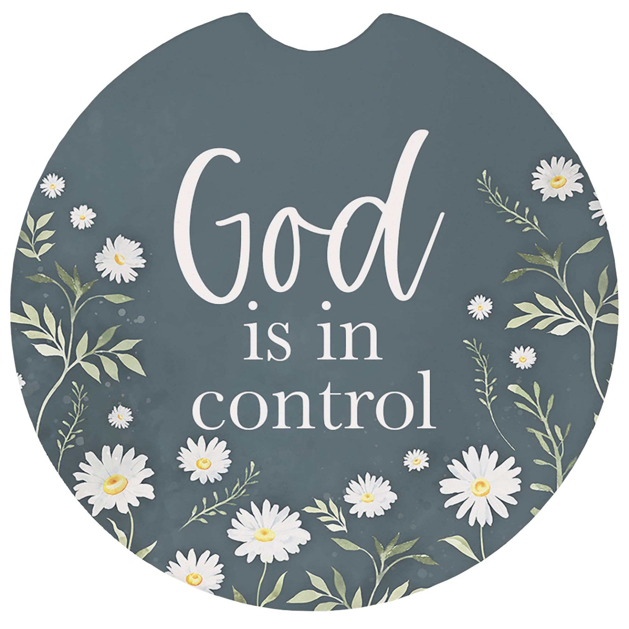 God Control Daisies - Car Coasters