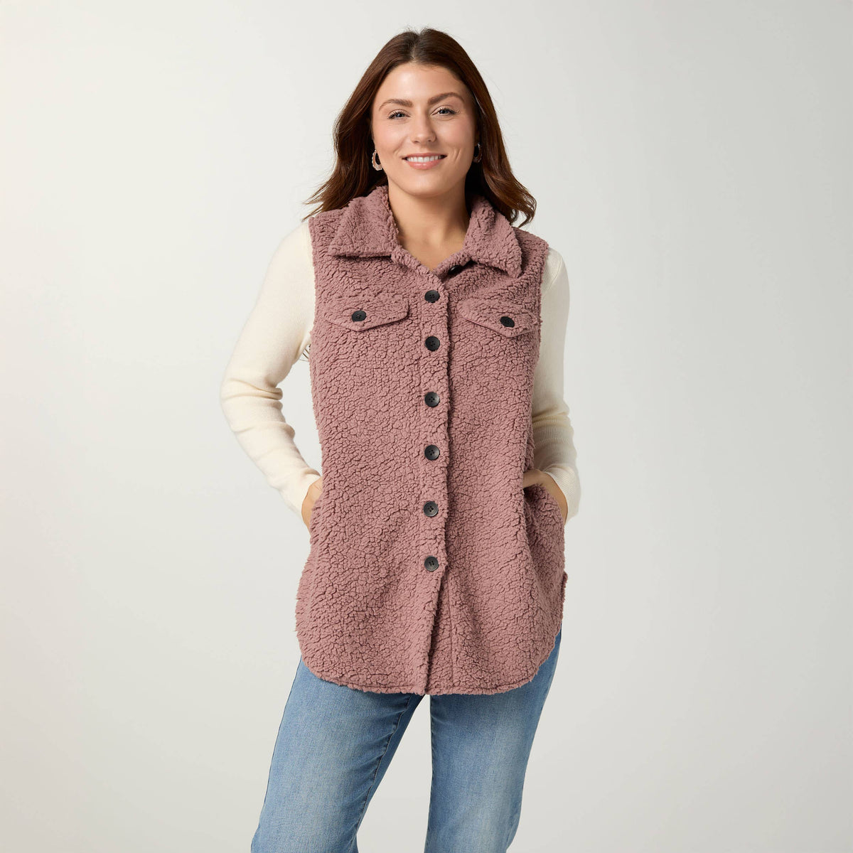 Ronnie Long Vest with Pockets