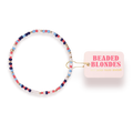 Beaded Blondes Bomb Pop Sprinkle Bracelet