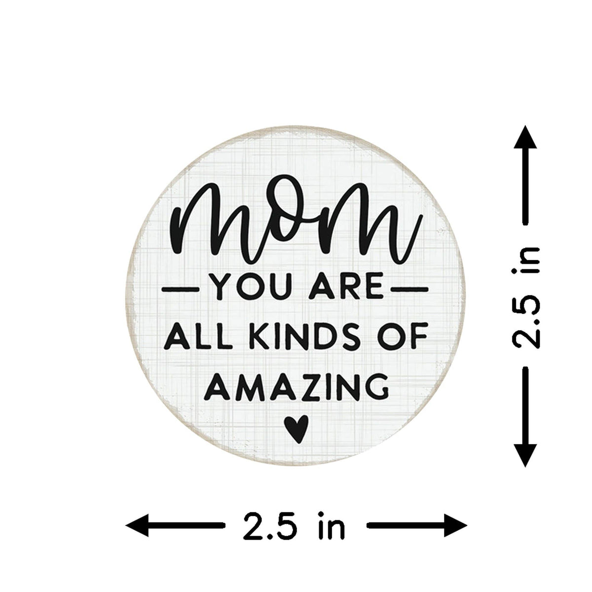 Mom Kinds Amazing - Round Magnets