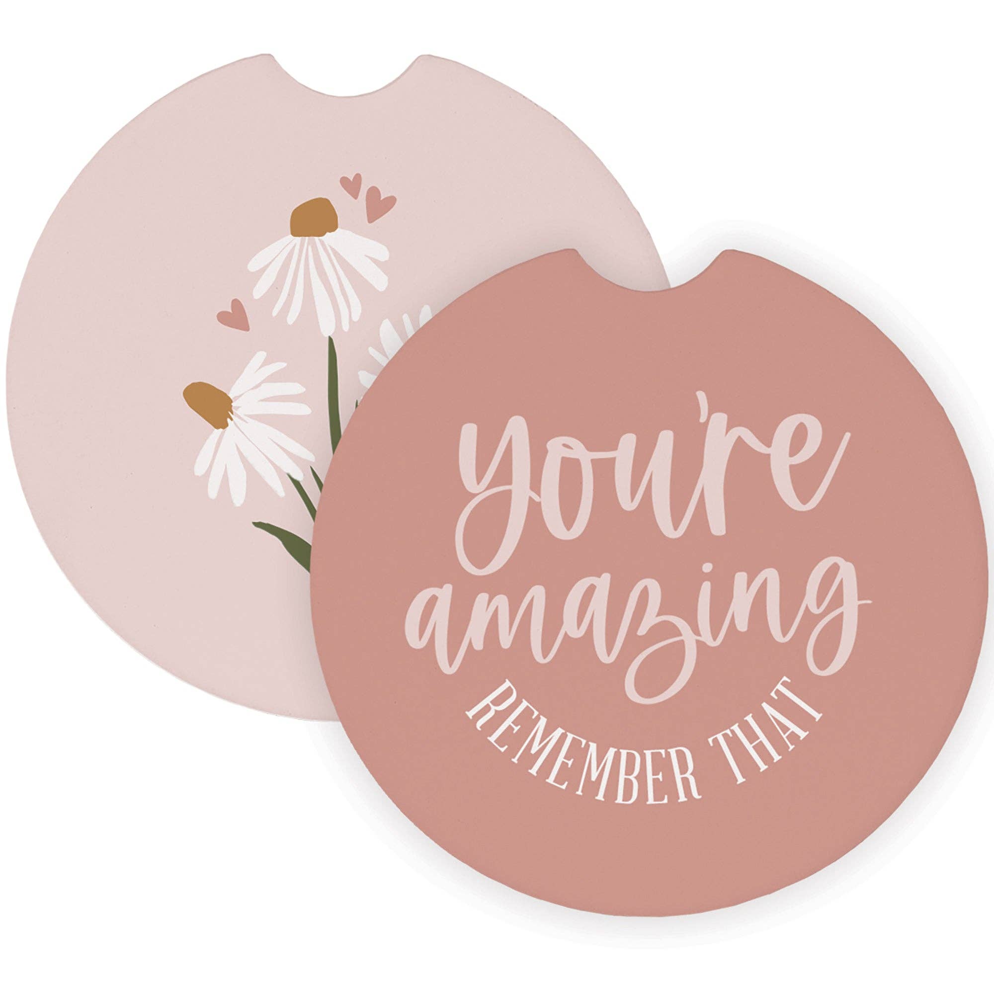 You're Amazing Daisies - Car Coasters