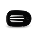 Round Flat Hair Clip | Med. | Jet Black