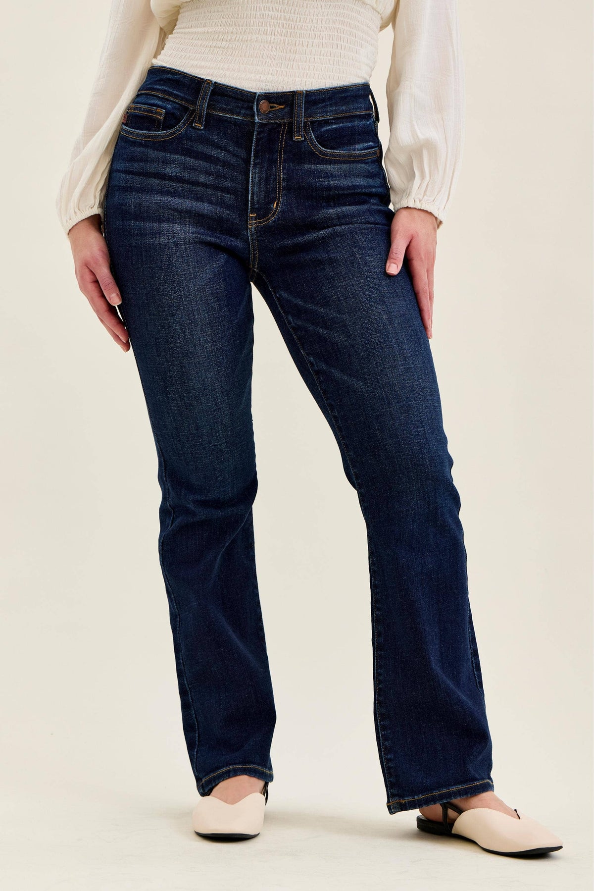 Petite Dark Wash Bootcut