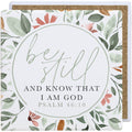 Be Still Psalm 46:10 - Creamic Coaster Squares