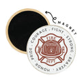 Fire Dept. Honor - Round Magnets