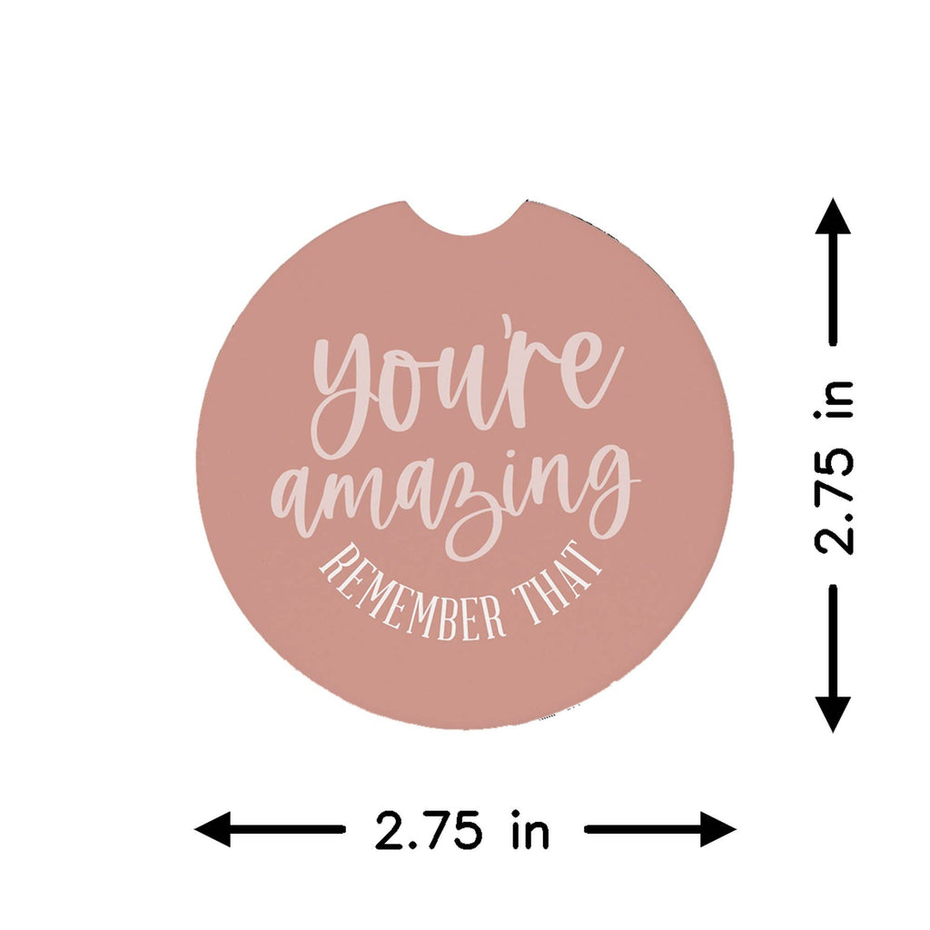 You're Amazing Daisies - Car Coasters