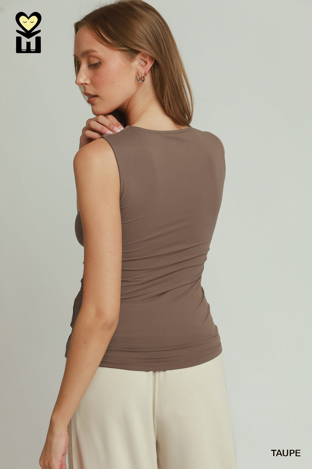 Double Lined Scoop Neck Camisole