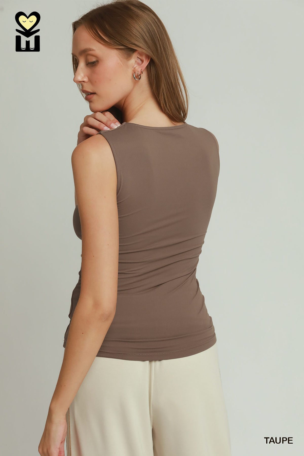 Double Lined Scoop Neck Camisole