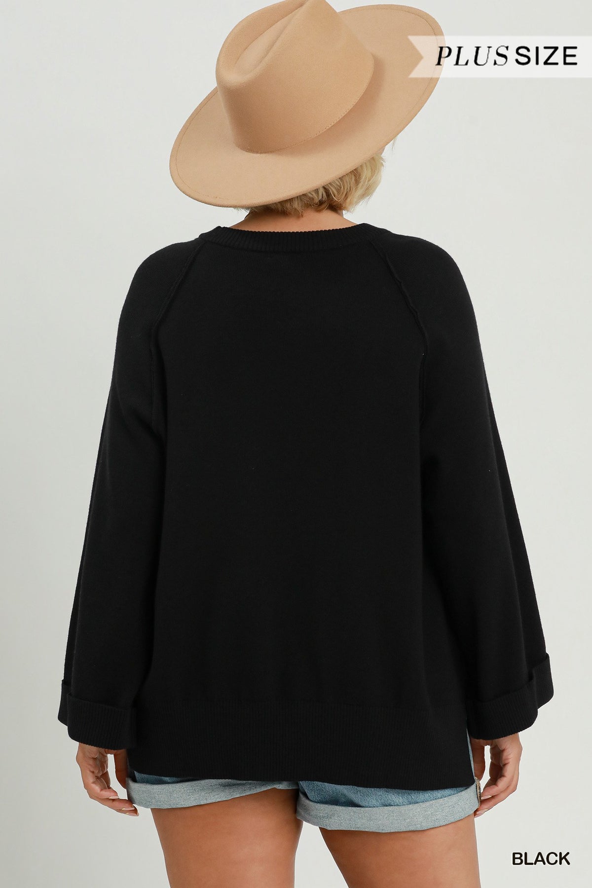 Crewneck Pullover Sweater Knit Top