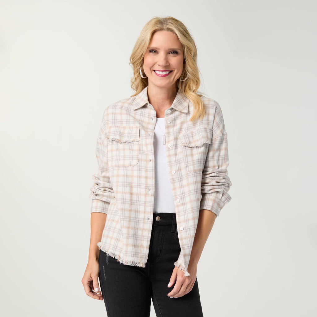 Sackett Lightweight Flannel Shirt with Fringe