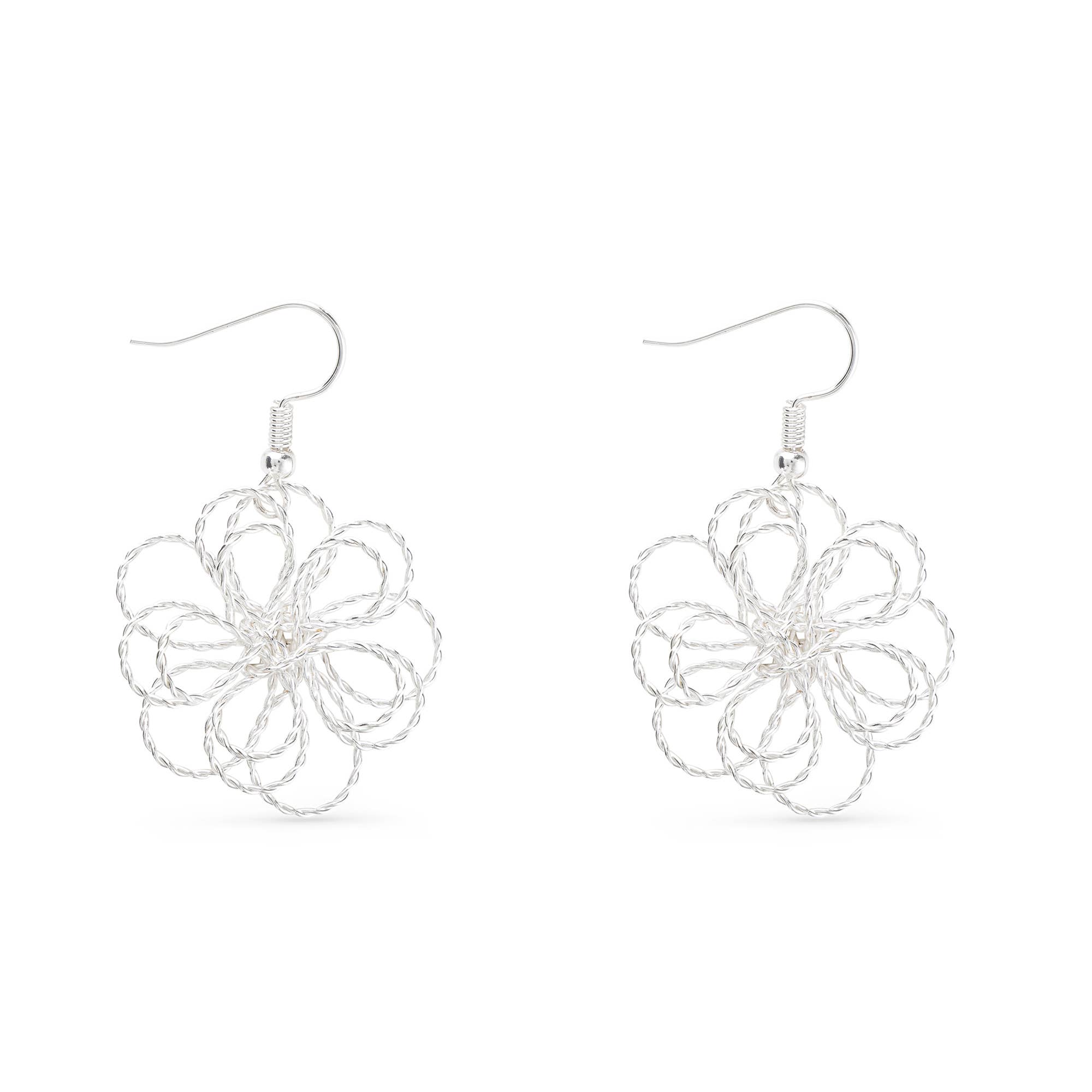 Silver Polished Ellie Earrings