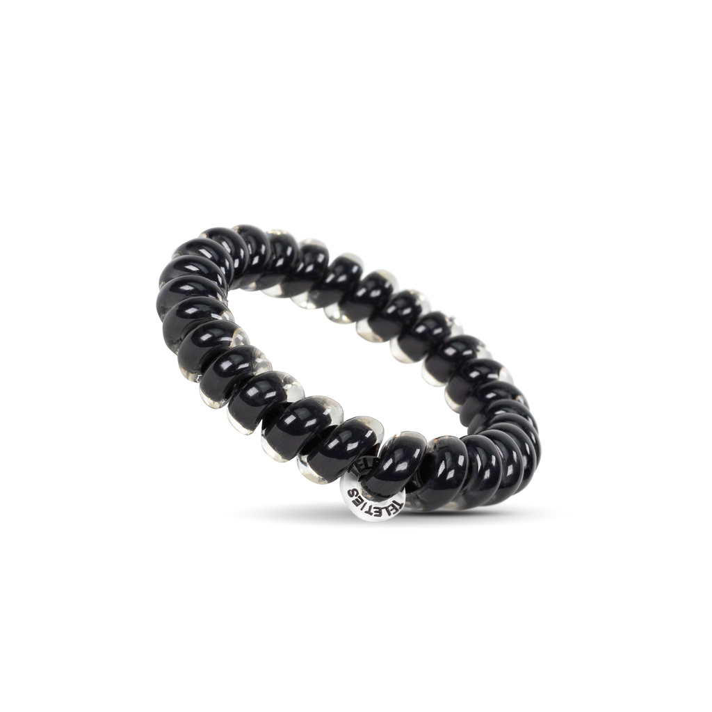 Spiral Hair Coils | Large | Jet Black Hair Ties