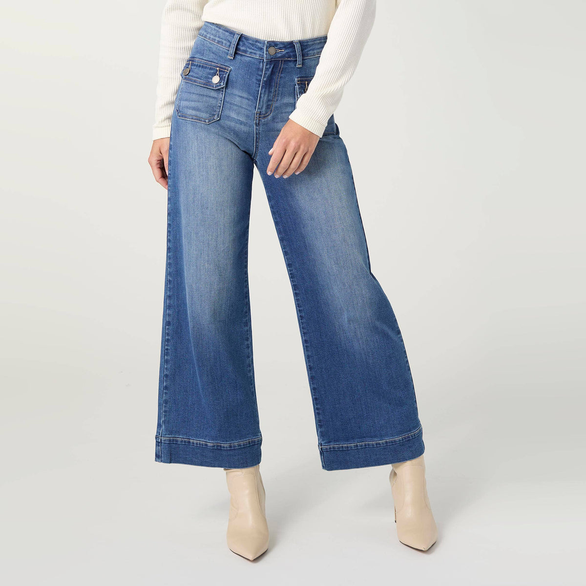 Bambu Soft Wide Ankle with Patch Pockets
