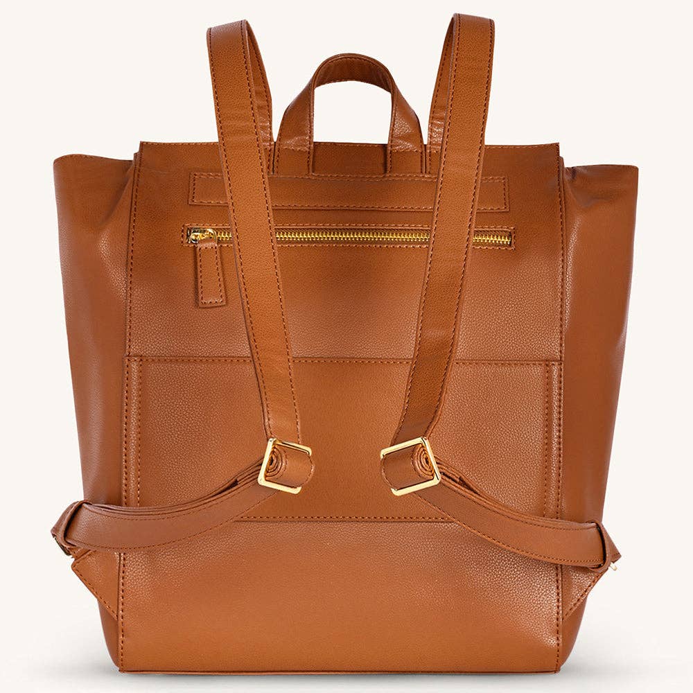Mira & Moss Phoenix Backpack - Tan: TAN