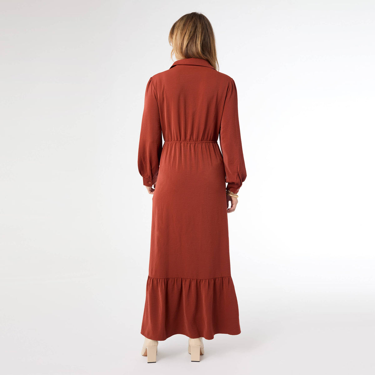 Bixby Long Sleeve Tiered Maxi Dress
