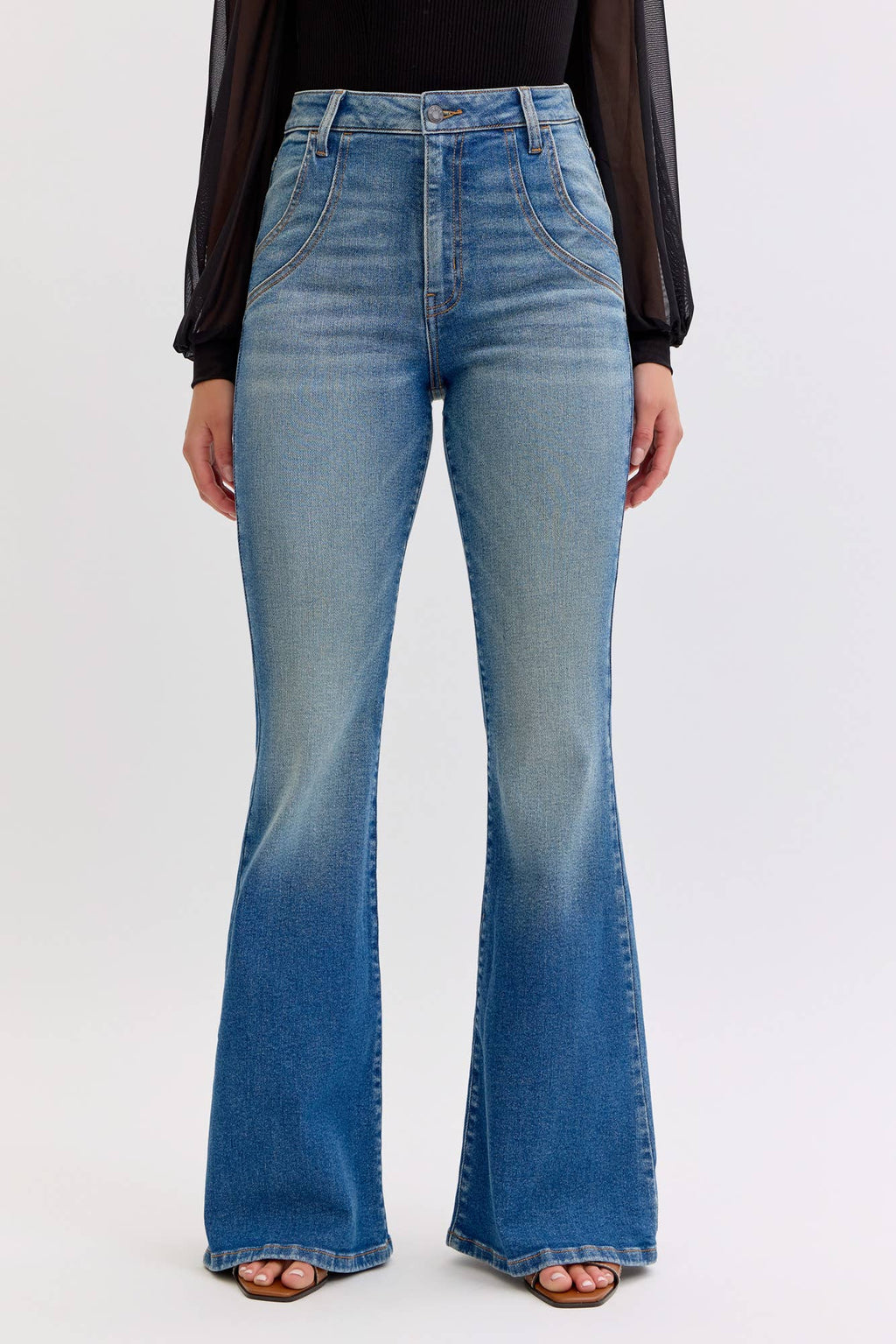 Cello High Rise Wide Leg with Cuff