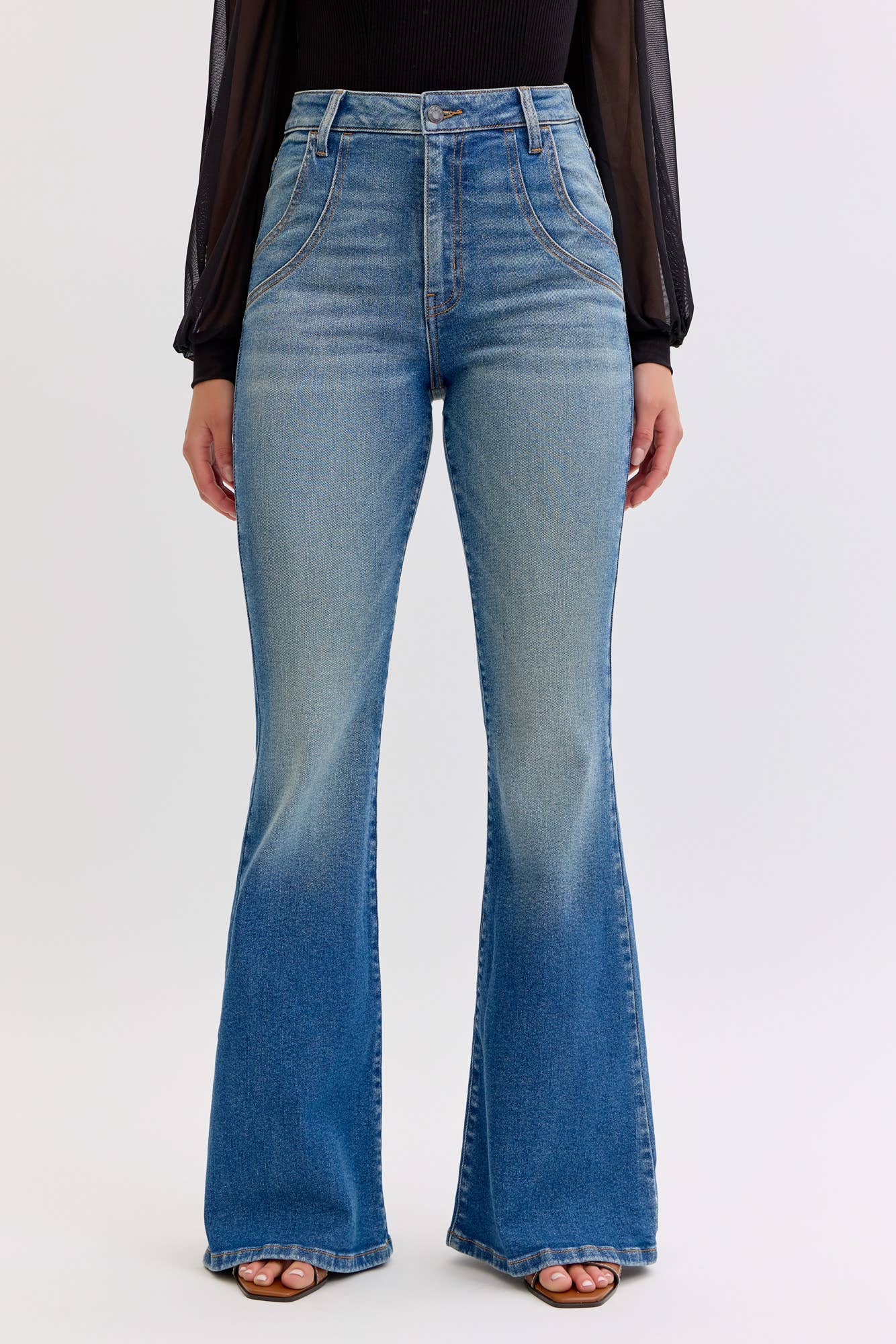 Cello High Rise Wide Leg with Cuff