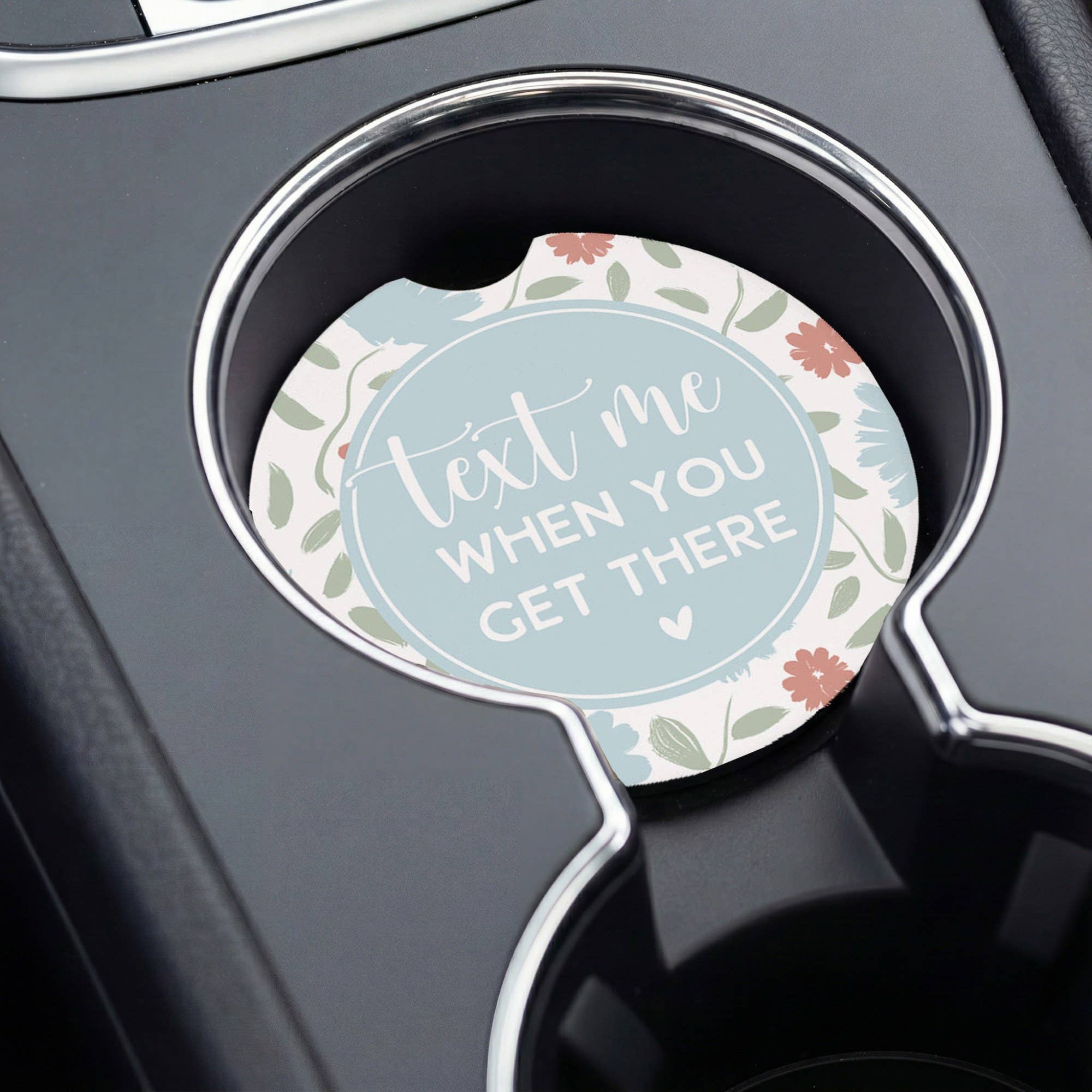 Text Me Flowers - Car Coasters