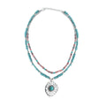Concho Horizon Necklace: Blue