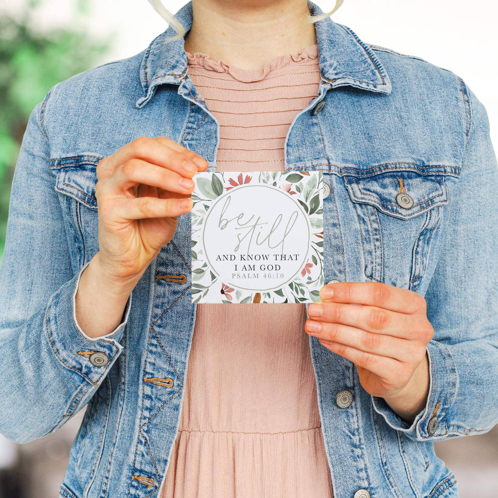 Be Still Psalm 46:10 - Creamic Coaster Squares