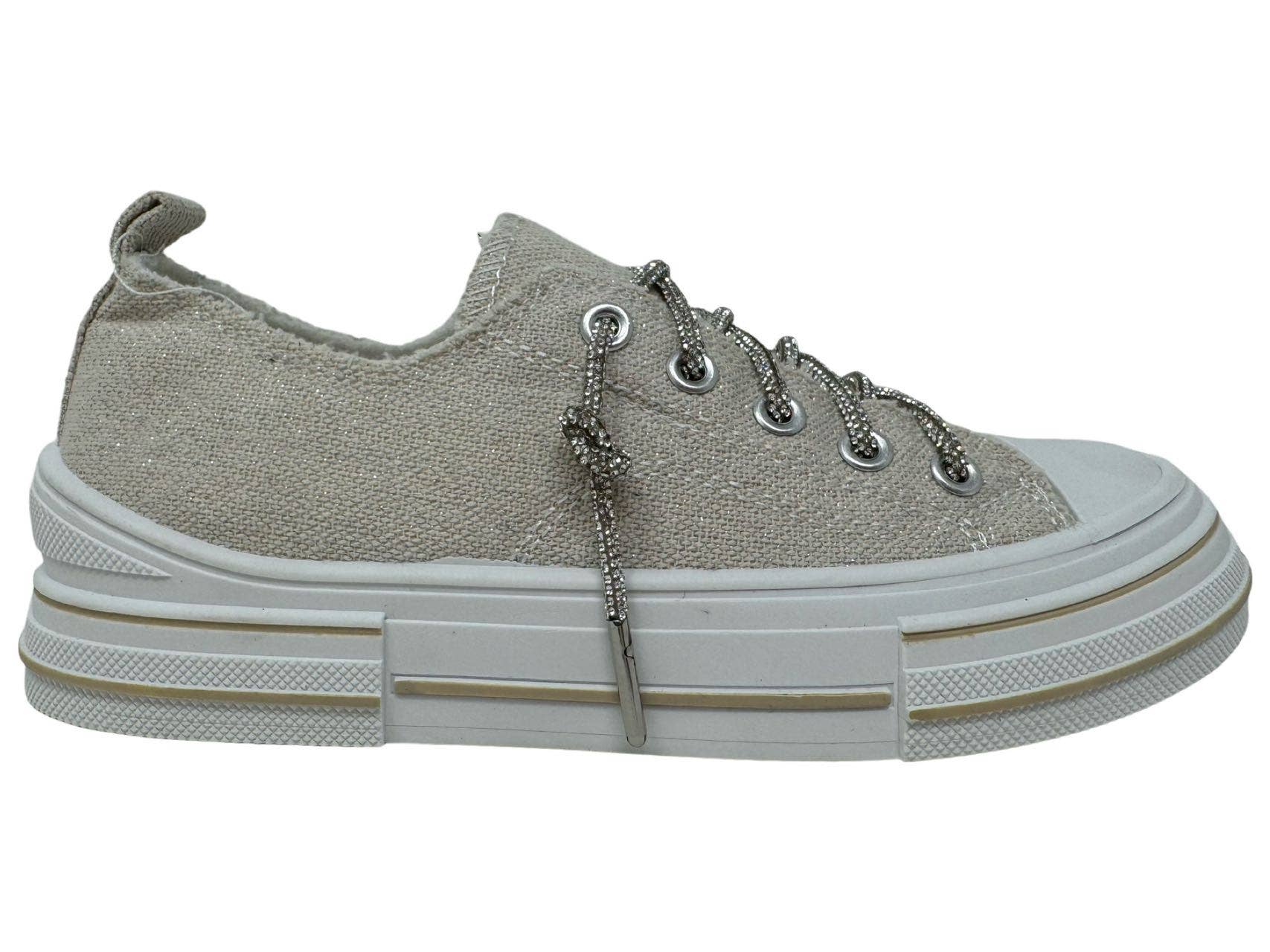AMAN ORIGINAL - Very G's  fashionable women's sneaker: Natural