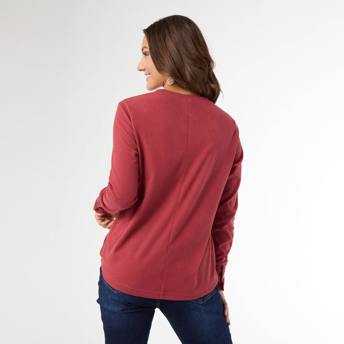 Alexis Super Soft Top with Snap Cuff-Fall