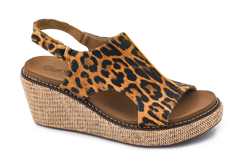 Corkys Carley Wedge - Leopard