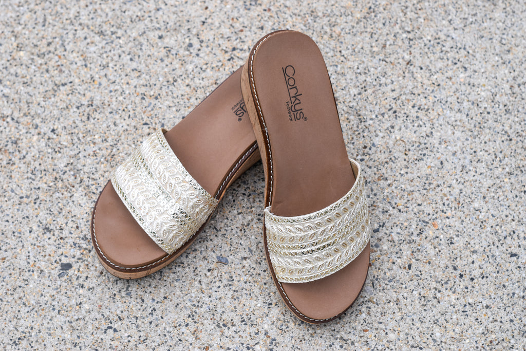 Corkys Wanderlust Wedge - Ivory