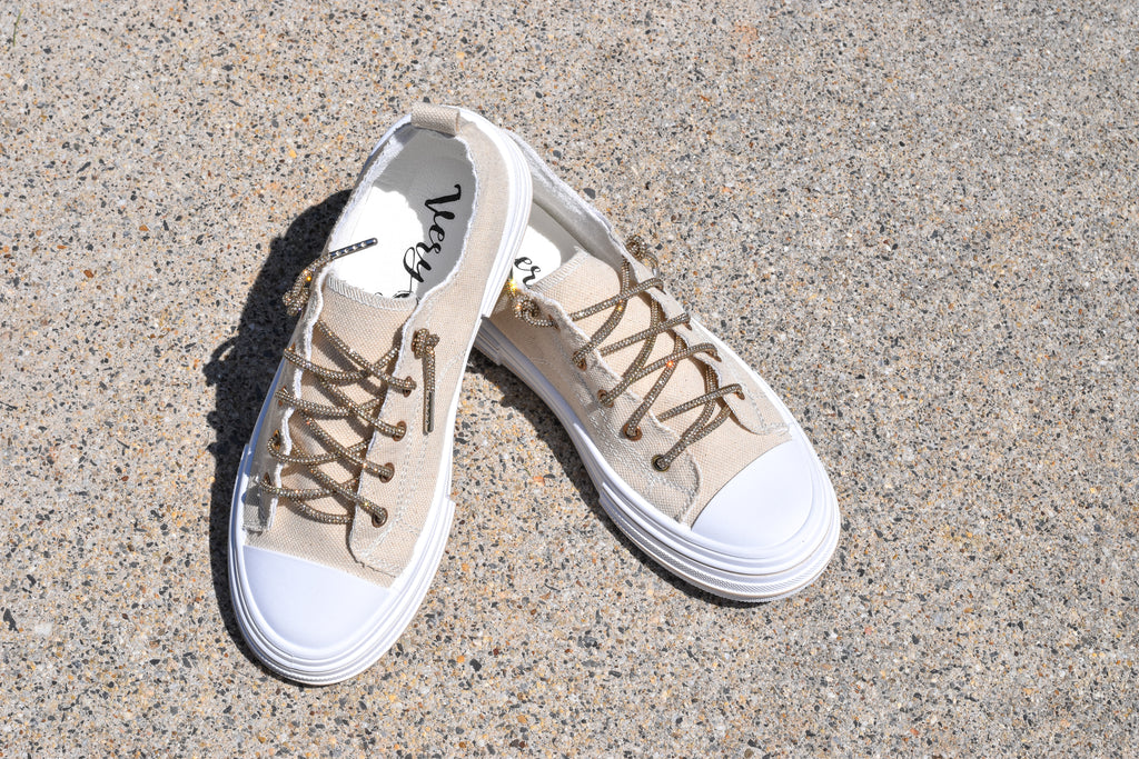 AMAN ORIGINAL - Very G's  fashionable women's sneaker: Natural