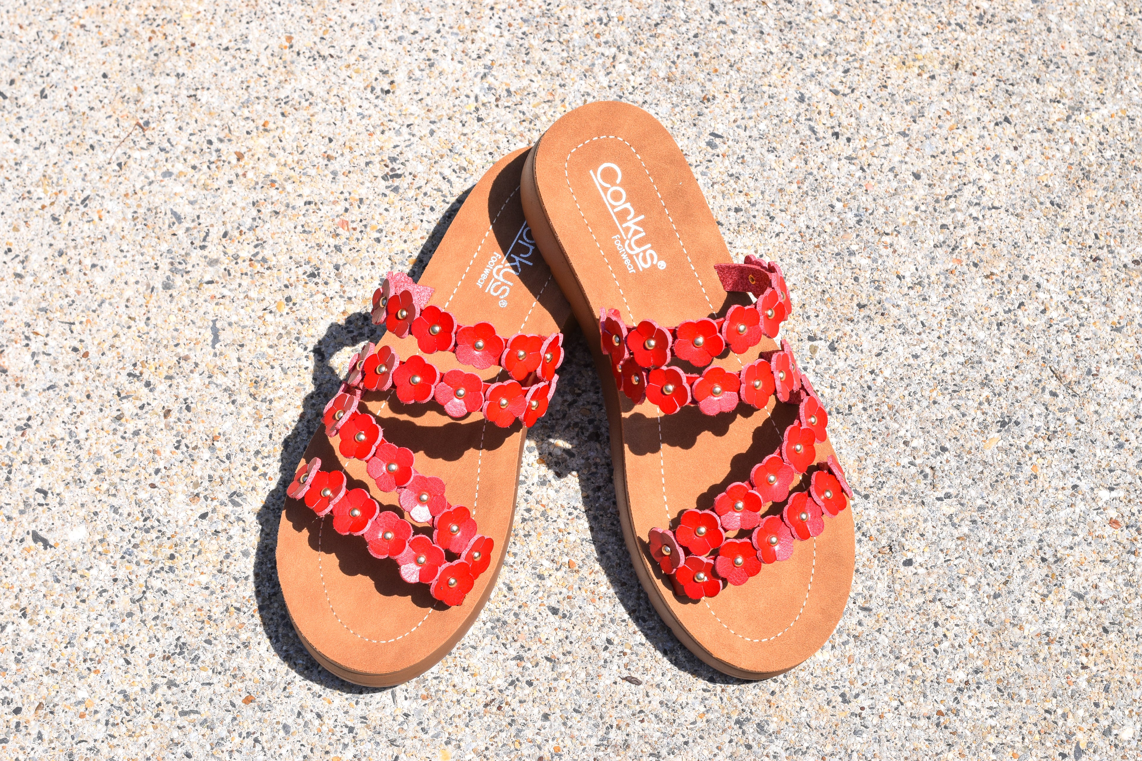 Corkys Garden Party Sandals - Red