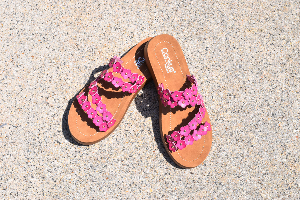 Corkys Garden Party Sandals - Pink