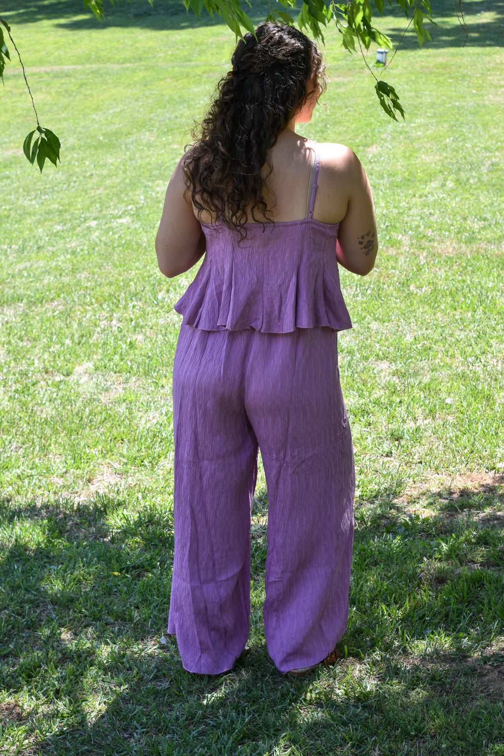 V-Neck Jumpsuit