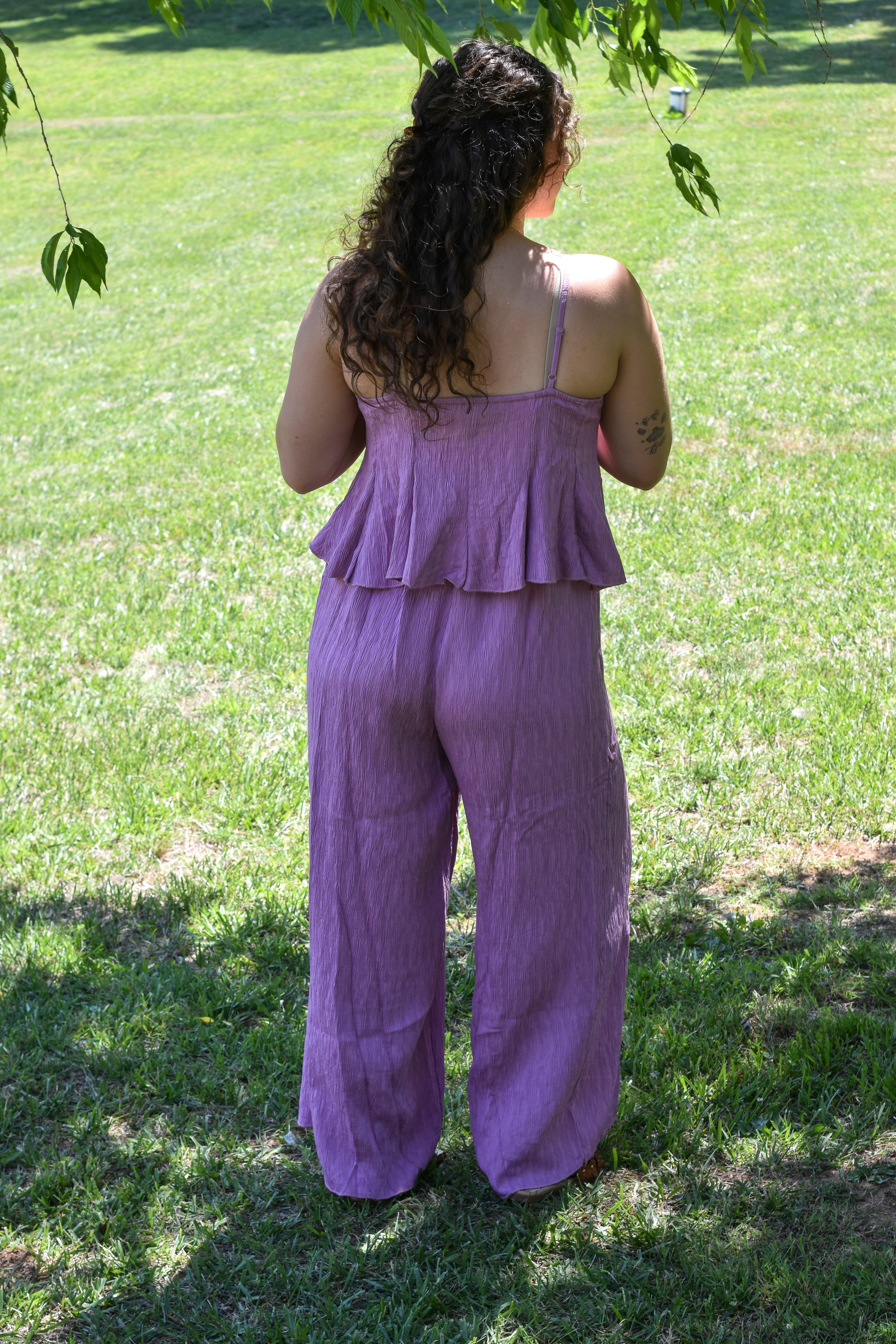 V-Neck Jumpsuit