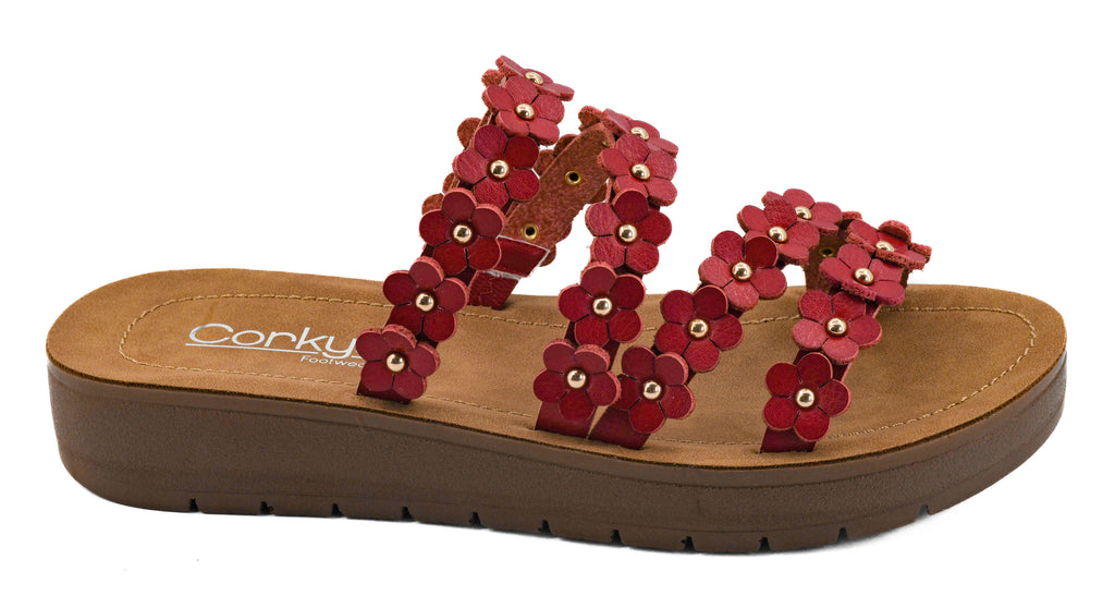 Corkys Garden Party Sandals - Red