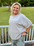Simply Sweet Scallop Trim Top