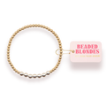 Beaded Blondes Lucky Bracelet in Mixed Metal