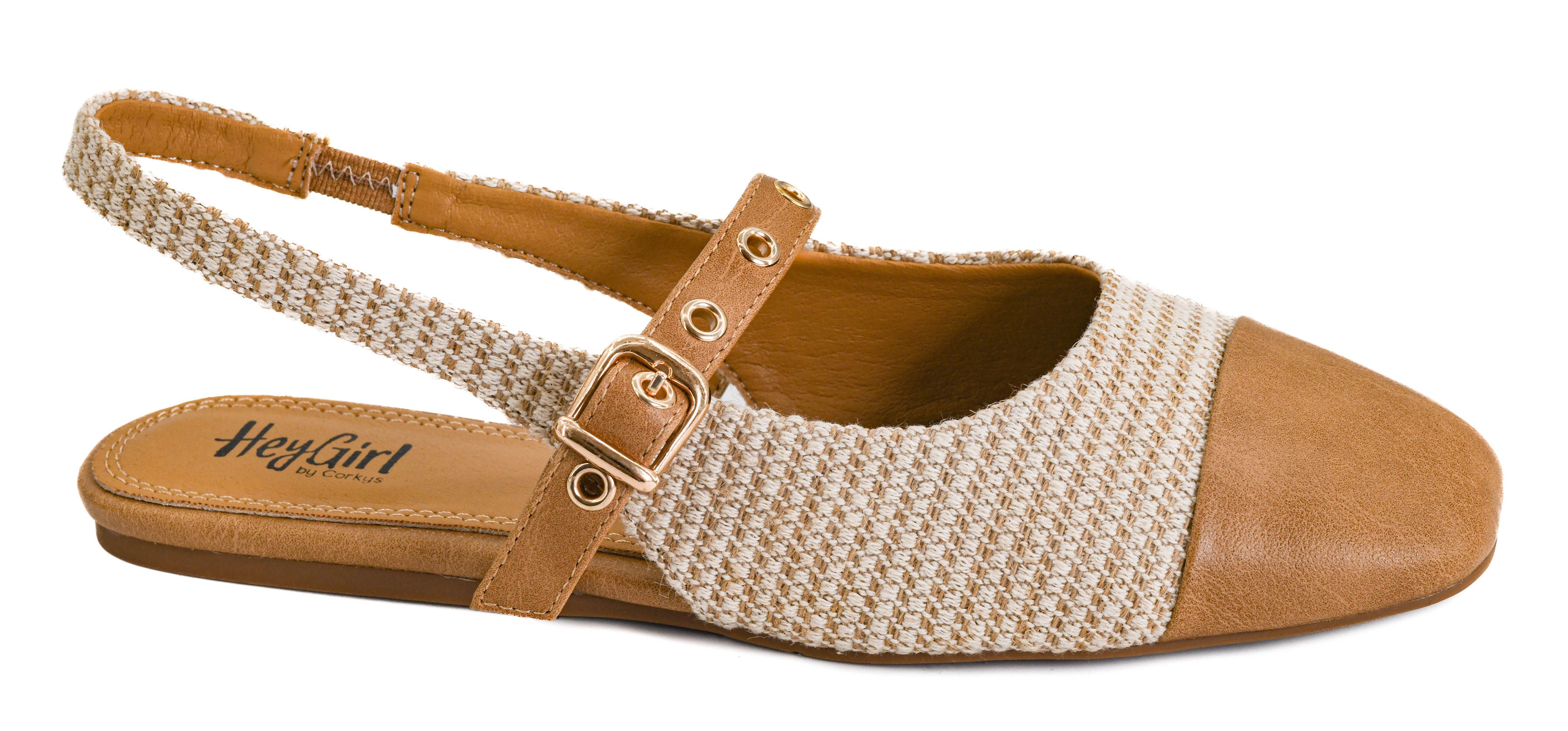 Corkys Poker Face Slingback Flat