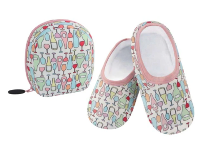 Womens Skinnies With Travel Pouch Slippers