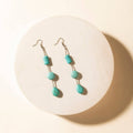 Rio Rodeo Teardrop Earrings in Lagoon Turquoise: Lagoon Turquoise