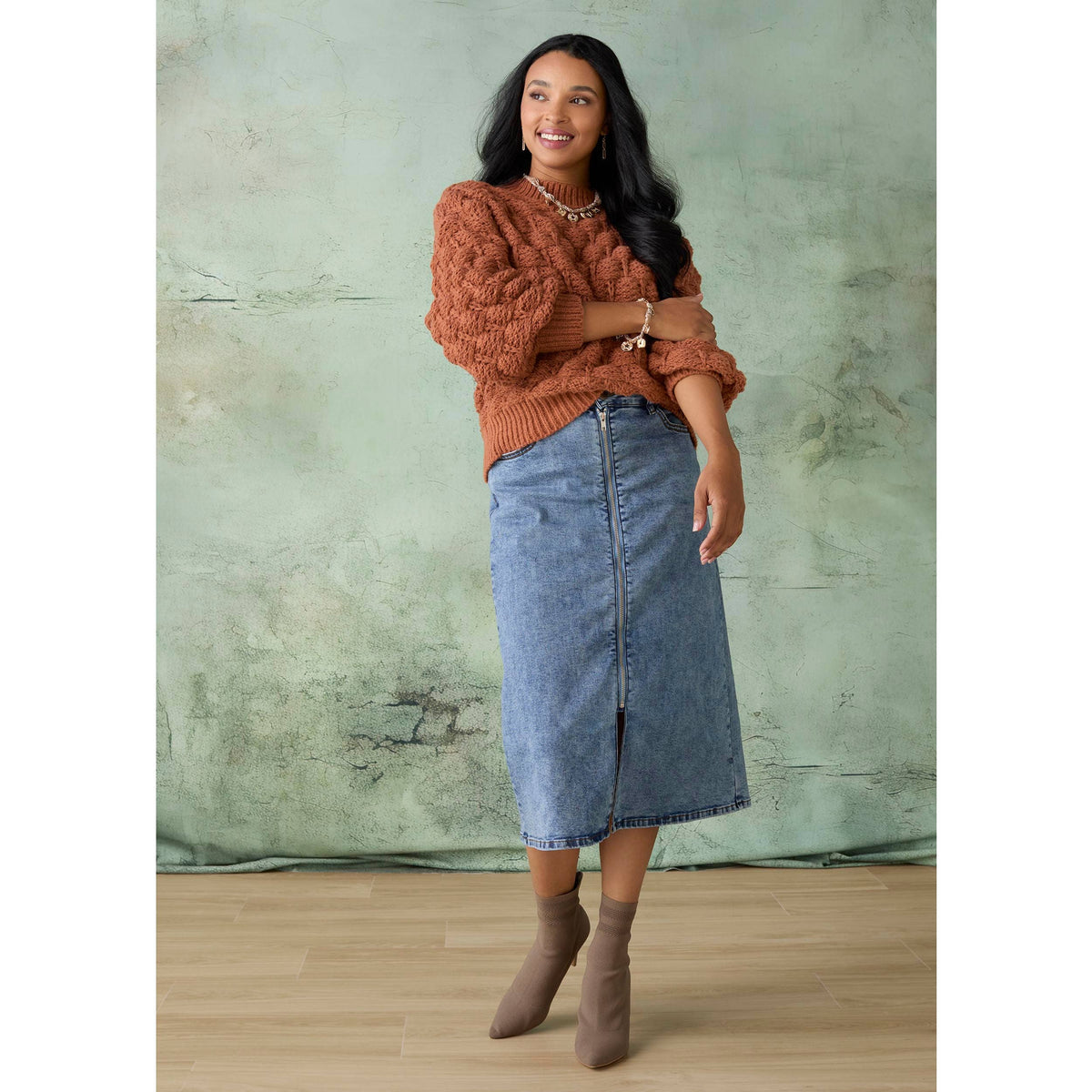 Cornelia Chunky Cable Knit Sweater