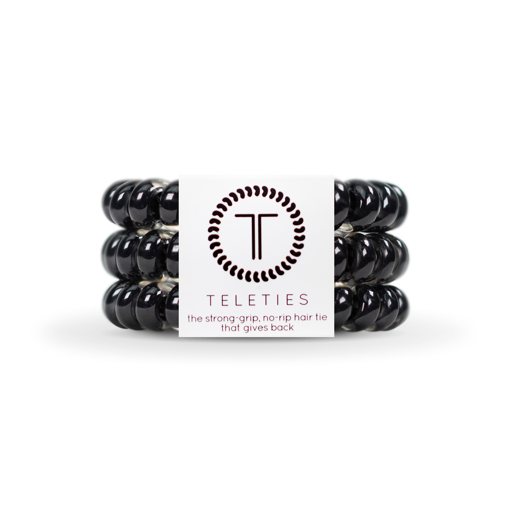 Spiral Hair Coils | Large | Jet Black Hair Ties
