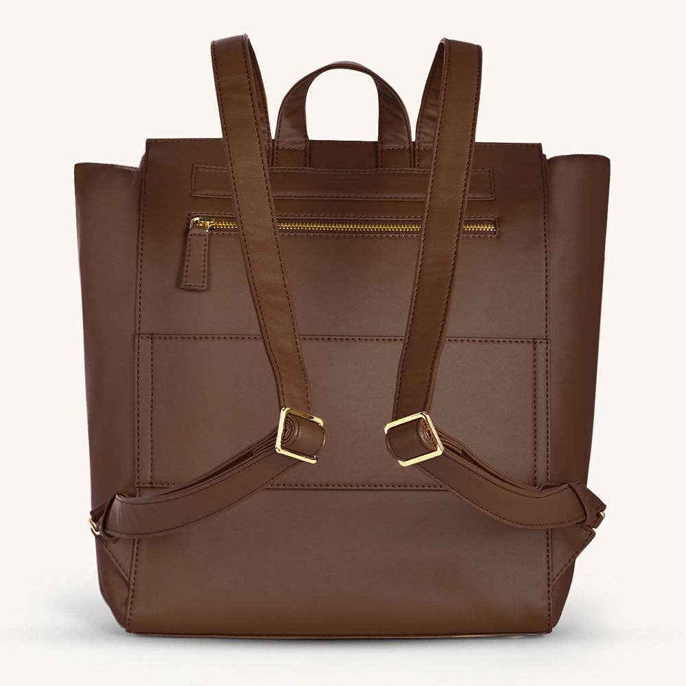 Mira & Moss Phoenix Backpack - Chocolate Latte: CHOCLATE LATTE