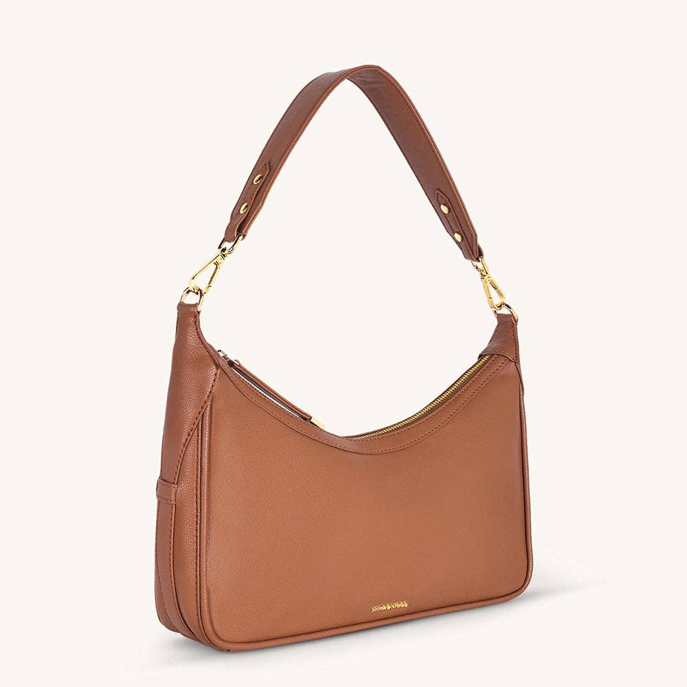 Mira & Moss Celeste Shoulder Bag - Tan: TAN