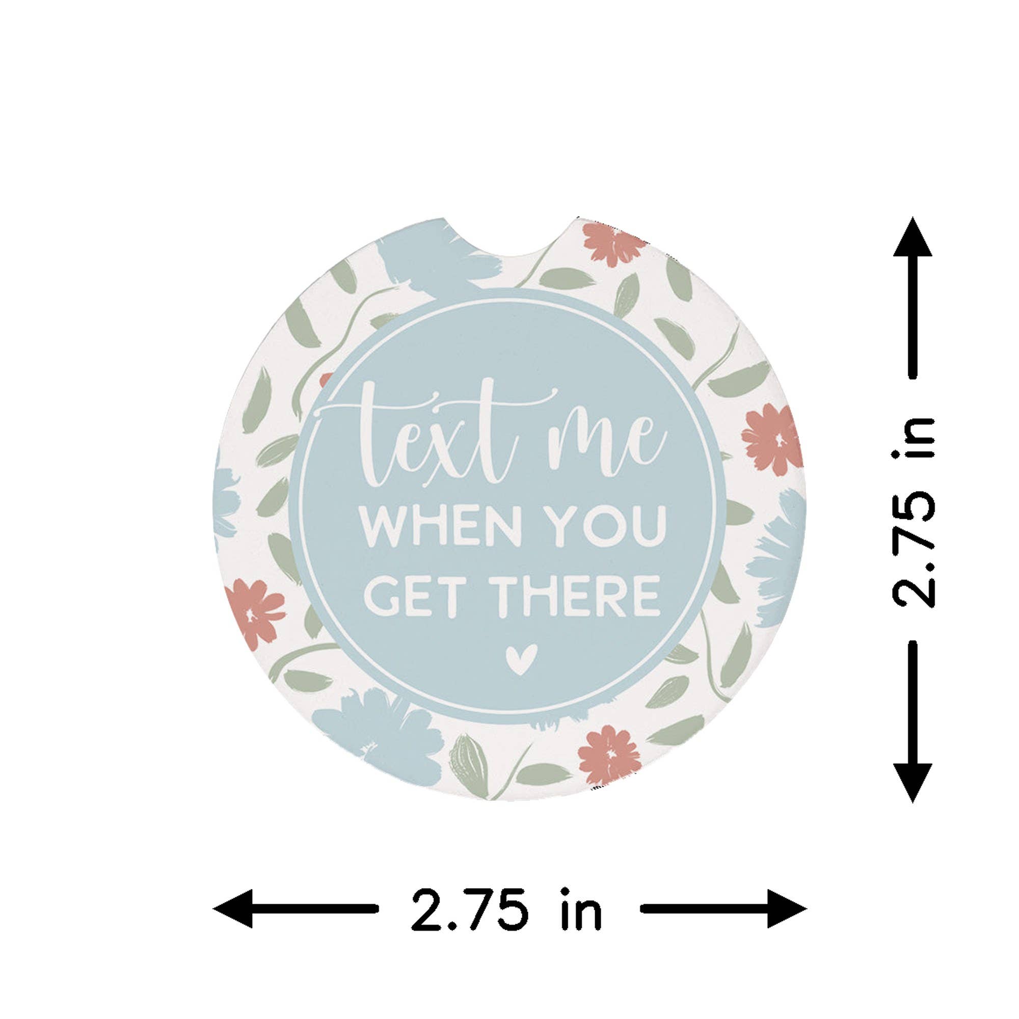 Text Me Flowers - Car Coasters