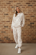 OMG! Camo Drop Shoulder Hoodie & Sweatpants Set