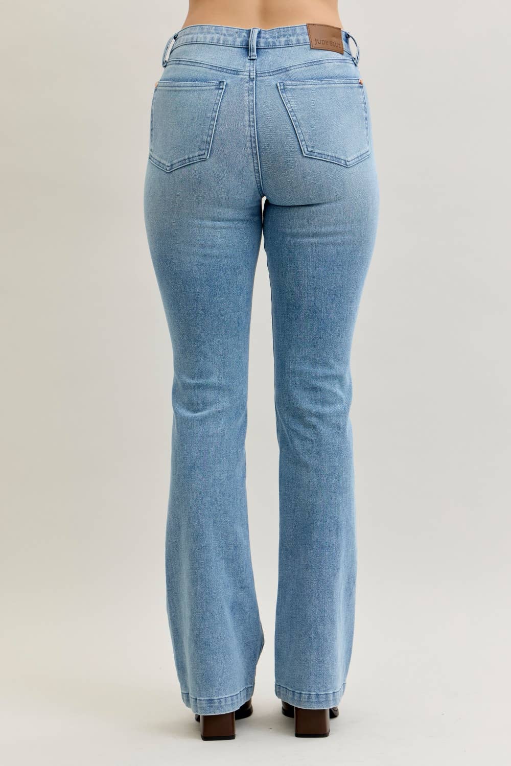 Bootcut Contrast Wash & Front Patch Pocket