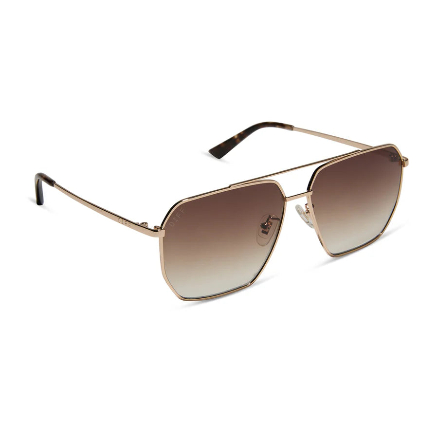 DIFF Berkely Gold + Brown Gradient Polarized